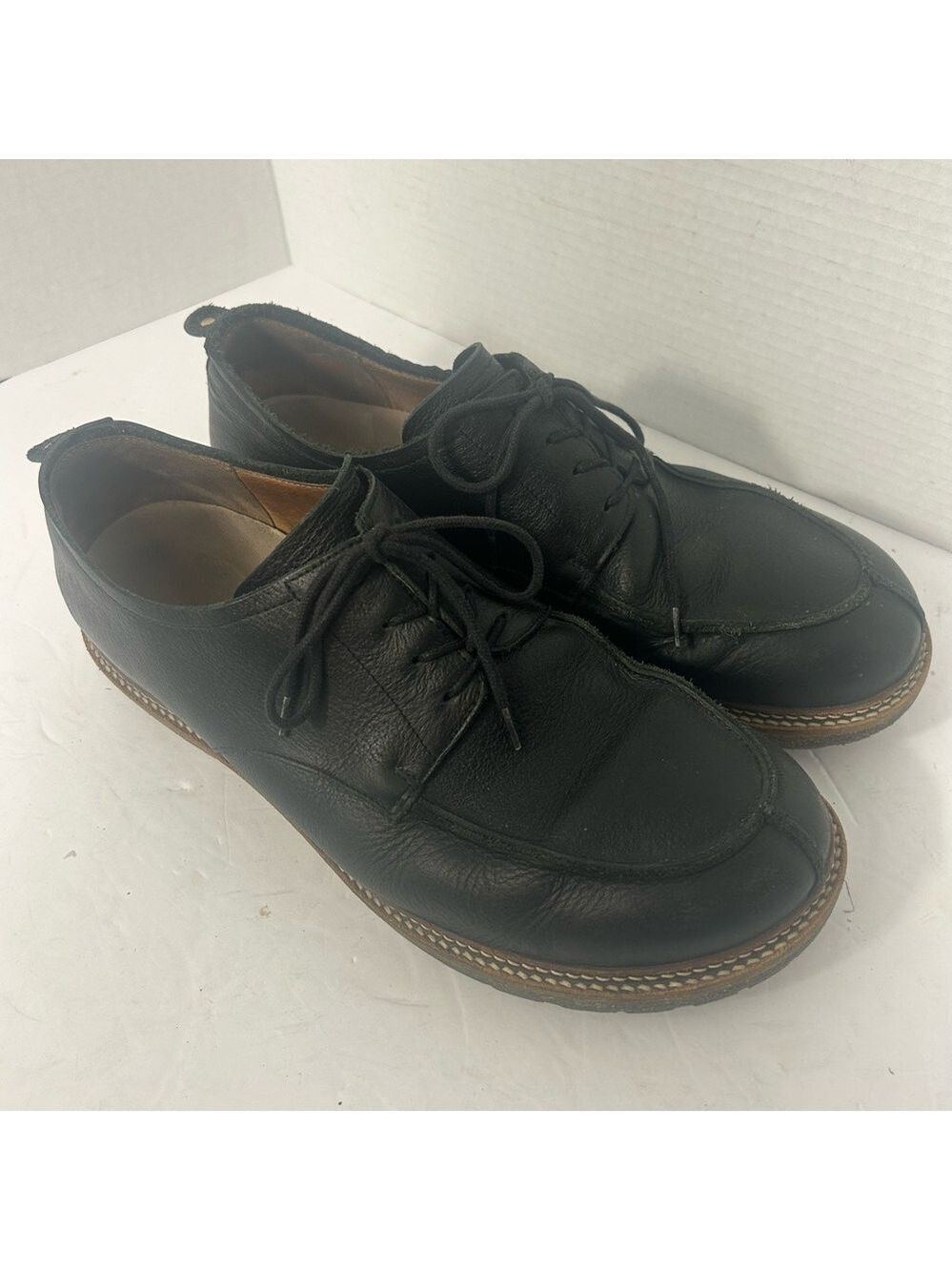 NEW Birkenstocks Men’s Timmins Leather Black Lace Up Shoes Made Portugal Casual